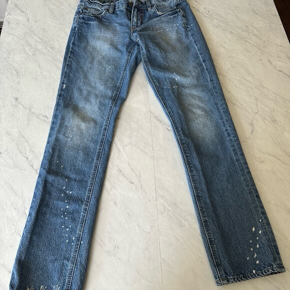 J.Crew Matchstick Denim Jeans 28 distressed straight womens - Picture 1 of 7